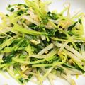 himekoo's cooksnap of when they made 簡単‼モヤシと豆苗のナムル.