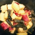 hamuaki's cooksnap of when they made 止まらな〜い！切り昆布と薩摩芋の甘煮.