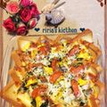 riria♪'s cooksnap of when they made クリスマス⭐キッシュ.