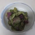 明日になれば♪'s cooksnap of when they made 食用菊と胡瓜の酢の物.