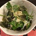 まーままい's cooksnap of when they made 三つ葉とワカメのナムル.