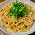 ☆さぶ☆☆'s cooksnap of when they made 白だしとごま油で！簡単明太子パスタ.