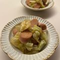 まじゅじゅ's cooksnap of when they made おばあちゃんのキャベツ魚肉ソーセージ炒め.