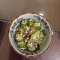 ななみはママ's cooksnap of when they made オクラと梅干しの和え物.