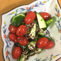 桃的美しき日々's cooksnap of when they made 超簡単！キュウリとトマトのゆかり和え.