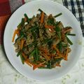 ルージュママ's cooksnap of when they made 食欲↑【豚肉とにんにくの芽のピリ辛炒め】.