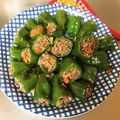 ニャン吉☆'s cooksnap of when they made 甘辛ピーマンの肉詰め.