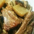 とうちゃん69's cooksnap of when they made スペアリブと椎茸の白ワイン煮　.