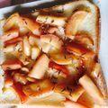 ☆winwin☆'s cooksnap of when they made アップルトースト【学校給食】.