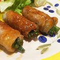 shelles's cooksnap of when they made 照り焼き❤野菜の豚肉巻き♪.