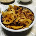 すぶちー's cooksnap of when they made レンコンと豚バラのピリ辛炒め.