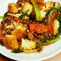 yukihizu's cooksnap of when they made 豚ミンチと厚揚げの炒め物♪.