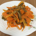 まいもん☆'s cooksnap of when they made にんじんとザーサイの炒め☆作り置きに☆.