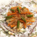 なつき☆ミ's cooksnap of when they made 春雨と人参といんげんの炒め物.