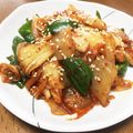 YUKIKI☆'s cooksnap of when they made キムチとこんにゃくの旨辛炒め.