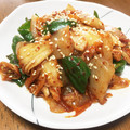 YUKIKI☆'s cooksnap of when they made キムチとこんにゃくの旨辛炒め.