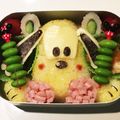 クックM8M7N1☆'s cooksnap of when they made ベビープルートおにぎり＊キャラ弁.