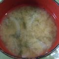 クック6C5JVC☆'s cooksnap of when they made 茎ワカメのおみそ汁.