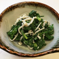 チーやん☆'s cooksnap of when they made あと１品(^ω^)春菊×えのき辛マヨ和え.