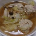 ＊＊＊はちみつ＊＊＊'s cooksnap of when they made ★蓮根入り鶏だんごのスープ.