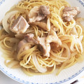 beginner♡Y's cooksnap of when they made 鶏もも肉と玉ねぎの簡単パスタ.