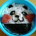 gakukoko's cooksnap of when they made 簡単！パンダキャラ弁♡♡.