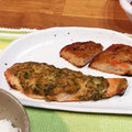 しらたまだいふく's cooksnap of when they made 安い鮭で♪鮭の茗荷＆大葉味噌マヨ焼き.