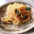 Tathi's cooksnap of when they made お手軽明太子パスタ！マヨネーズ入れる？.