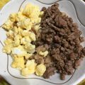 クックGQWFSW☆'s cooksnap of when they made 簡単★二色丼.