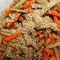 ともかずみみ's cooksnap of when they made 人参とゴボウのめんつゆ炒め.
