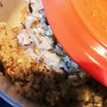 もふもふもえば's cooksnap of when they made ルクルーゼで簡単♪キノコの炊き込みご飯.