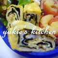 yukiはぴ's cooksnap of when they made 味付け海苔入り卵焼き　お弁当のおかず.