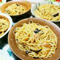 かくれまつじり's cooksnap of when they made ベーコンときのこの醤油バタースパゲッティ.