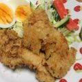 panda1024's cooksnap of when they made 俺流！豪快ささ身丸々1本・大分とり天.