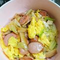玲にゃん's cooksnap of when they made ご飯がすすむ♪キャベツと卵のあんかけ✨.