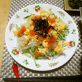puniＫ's cooksnap of when they made イカの生ちらし♬《生イカ丼》.