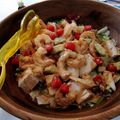 numnums's cooksnap of when they made 海老・アボ・豆腐の和風ガドガドサラダ.