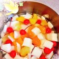 riria♪'s cooksnap of when they made さわやかフルーツ杏仁豆腐.