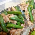 星を射る's cooksnap of when they made 豚肉とインゲンの照り焼き.