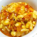 むぴょこぴょこん's cooksnap of when they made 鶏肉と大豆のトマト煮込み♪.