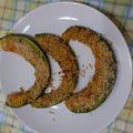 ラリー＆サラ's cooksnap of when they made 南瓜のサクサク❤マヨチーパン粉焼き.