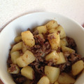 kinako10's cooksnap of when they made 豚ひき肉とじゃがいもの甘辛炒め☆.