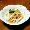 まぐゆ's cooksnap of when they made チンゲン菜ともやしのピリ辛ごまサラダ.