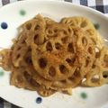 ケロッママ's cooksnap of when they made れんこんの黒酢きんぴら.
