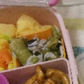 桐原ゆうひ's cooksnap of when they made 絹さやの梅しらす和え：お弁当野菜おかず.