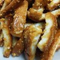 ふみよっしー's cooksnap of when they made くるみ入り・パン耳のかりんとう.