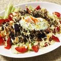 クックF69KVG☆'s cooksnap of when they made 簡単☆美味しい☆秋ナスのタコライス丼.