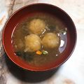 ★☆hitomi☆★'s cooksnap of when they made 【家庭の味】じゃがいも団子のお吸い物♪.