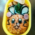 ブフォ's cooksnap of when they made デデンネ キャラ弁 ポケモン.