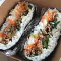 ★わかちゃん★'s cooksnap of when they made ビビンパおにぎらず.